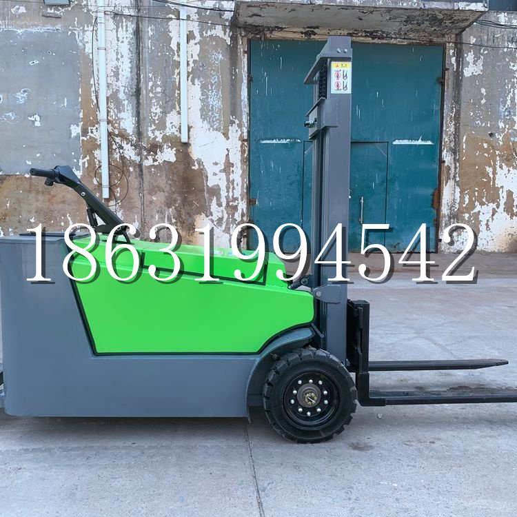 夹江县小型电动叉车1吨2吨步行站驾式电瓶堆高充电装卸车液压升降车铲车